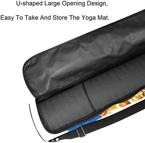 pintura a óleo Turtle Yoga Mat Carrier Bag com alça de ombro de ioga bolsa de ginástica bolsa de praia
