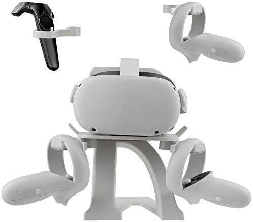 Stand e controlador de fone de ouvido ESIMEN VR para Oculus Quest 2/Rift S/HTC Vive/Vive Pro/Elite/Válvula Índice/HP Reverb G2, suporte