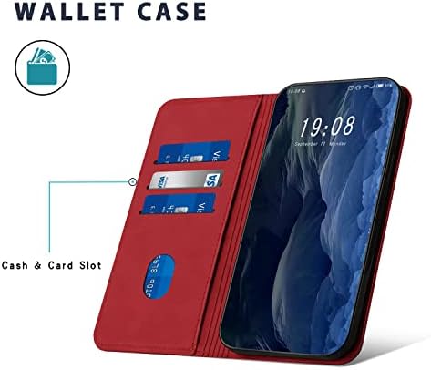 Caso Zonnavi para Samsung Galaxy Note 20 5G Caixa de carteira com suporte de cartão, caixa de couro PU premium [Magnetic] [Stand de visualização], Tampa de flip de choque para a Samsung Note 20 5G