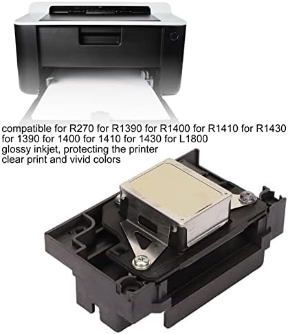 Cabeça de impressão colorida para R270 R1390, impressoras de substituição de cabeçote de impressão Acessórios compatíveis com R1400 R1410 R1430 1390 1400 1410 1430 L1800