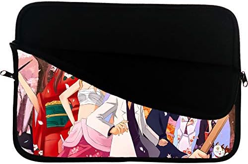 Nyan Koi Anime Laptop Bolsa de laptop de 15 polegadas Caixa de laptop com superfície de mousepad - Proteja todos