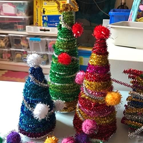 Decorações genéricas de 3pcs Decorações de espuma Coes de espuma Coes de árvore de Natal Base Kid Graffiti Modelo DIY Gnome Materiais Decoração de festa de Natal para Gnome Doll Natal Treça