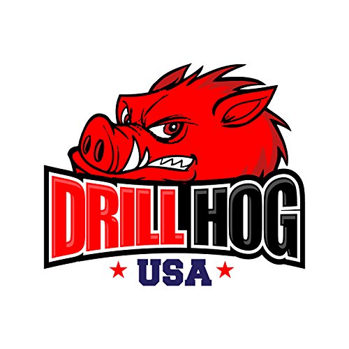 Drill Hog USA 7/8 Drill Bit 7/8 Prata e Deming Bit Hi-Molybdenum M7