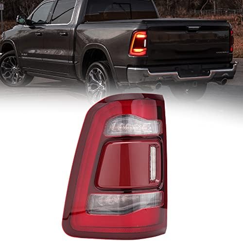 Luz traseira clidr para Dodge Ram 1500 2019 2020 2021 2022 Lâmpada traseira LED sem ponto cego Crome Borte do lado do