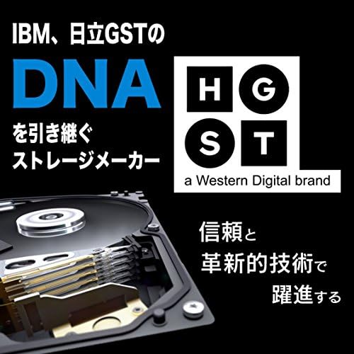HGST, uma empresa digital ocidental 0S04037 HGST Deskstar 7200rpm 128MB Cache SATA III 3,5 Kit interno de unidade NAS