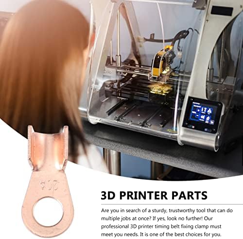 Clipes de cinto doiTool 6pcs kit de peças da impressora 3D Breta de cinto de tempo aberta do final da faixa de ponta da impressora