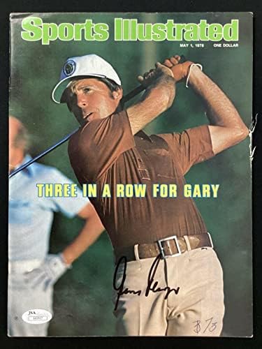 Gary Player assinou a Sports Illustrated 5/0/78 sem gravadora Golf Hof PGA Masters JSA - Revistas de golfe autografadas