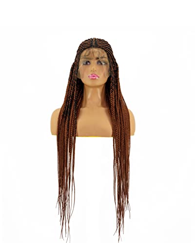 Yadrifa 31 ”Pure Wigs trançados perucas trançadas de nylon reto de nylon perucas dianteiras com cabelos para bebês