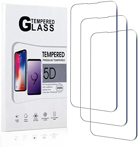 KIQ [3 pacote] iPhone 14 Pro Screen Protector, Scratch de vidro temperado, sem bolhas, sem bolhas para Apple iPhone 14
