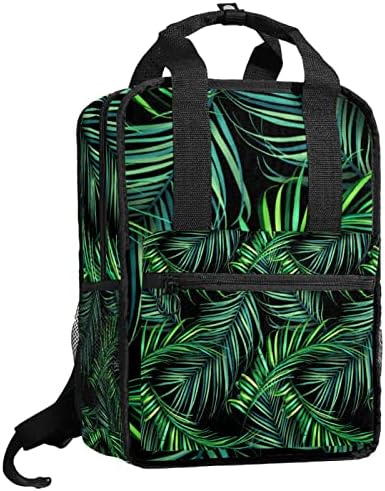 Tbouobt Travel Mackpack Laptop Laptop Casual Mochila Para Mulheres Homens, Folhas Tropicais Havaí