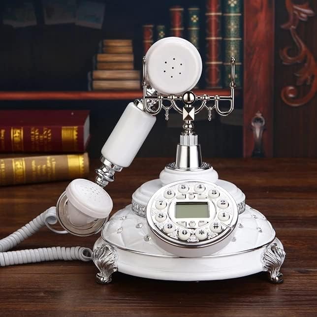 N/A resina em casa Bronze Antique Telefones Hotéis Telefone Vintage Telefono HandsFree