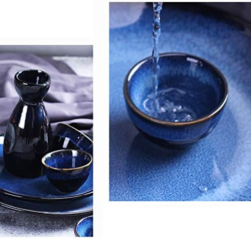 Hemoton Japanese estilo alteração de alteração de cerâmica Sake Tea pane