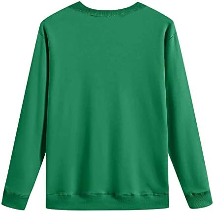 Sweatshirt de Halloween para mulheres, pescoço redondo feminino Casual manga longa Halloween Selto topshirt Blouse