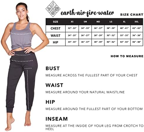 EAFW Women's Aflame's Eco-Friendly Recycled Polyster Jogger Pant com bolsos