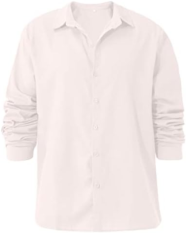 Camisas de homens, designer primavera verão masculino casual linho de algodão camisetas de manga comprida