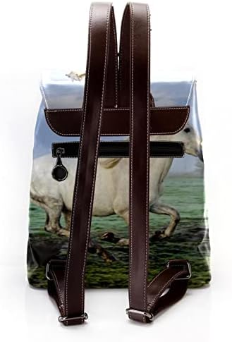 VBFOFBV LAPTOP CASual leve para homens e mulheres, Animal White Horse