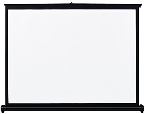 Tela do projetor Liruxun Pull de 50 polegadas Pull Dobring Screen Home Theater para projetor DLP Projector Handheld 4: 3