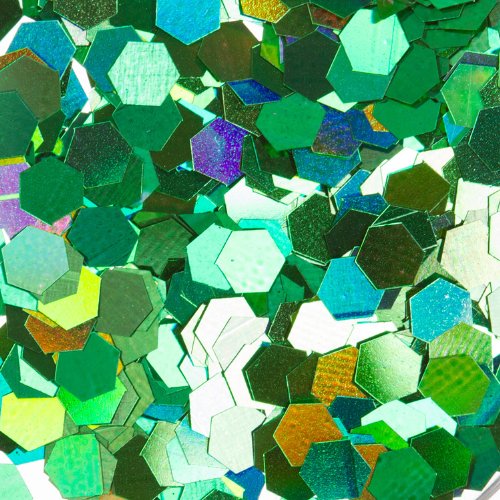 Zink color unhel art spangles hexagon 3d verde 100pc.Cell Telefone Embelezamento