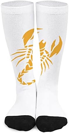 Imperador Scorpion Impresso Color Meias correspondentes ao joelho Athletic Knee Alta para mulheres homens