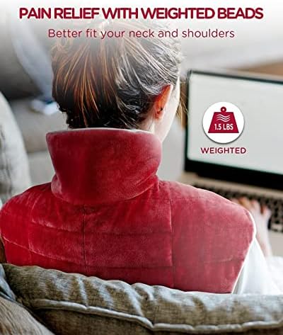 Pacote de gelo em gel confortável para a almofada de aquecimento traseiro e ponderada para os feixes de alívio da dor no pescoço e ombros