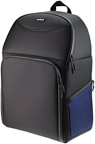 Navitech Portable Backpack Black & Blue Backpack/Rucksack Case de transporte compatível com o PC da Desktop Dell Inspiron