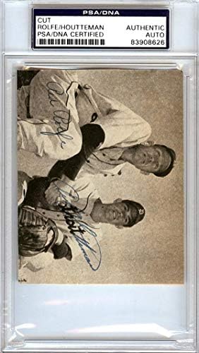 Art HoutTeman e Red Rolfe autografado 3.5x4 Página de jornais Foto de Detroit Tigers PSA/DNA #83908626 - MLB ATRAGRADO ATRAGEM
