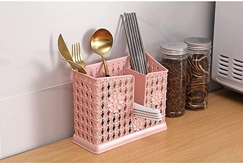 Capticks utensílios de utensílios de utensílios de pauzinhos multifuncionais, rack de drenagem oca de cozinha, plástico
