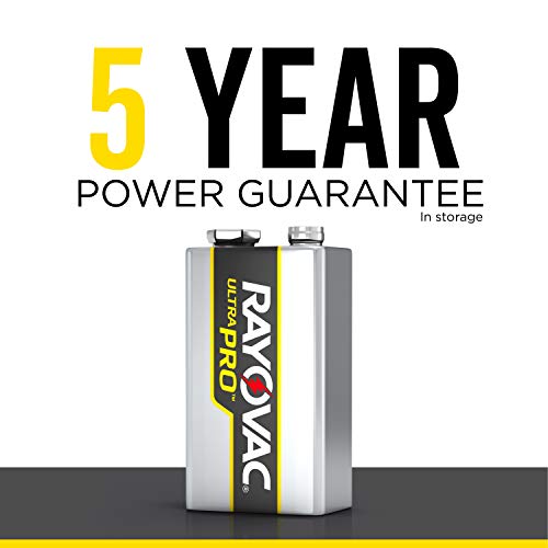 Baterias Rayovac 9V, Ultra Pro alcalina 9V baterias