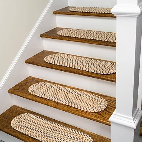 Colonial Mills Premier Woven Wood Stair degraus - azul 8 x28