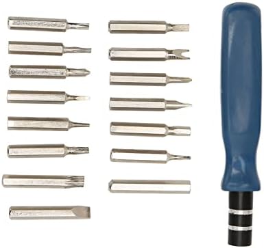 Kit de ferramentas de reparo de eletrônicos de alta precisão com 15 traseira de fenda para laptop para laptop para laptop conjunto de fendas 16, 16 em 1 pequeno conjunto de fendas Ferramentas manuais em ferramentas de ferramentas