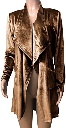 PRDECEXLU College Windbreaker Women Fall Classic Classic Sleeved Longa Plus Size Trench Coat Comfort Comfort Solid Lapeel