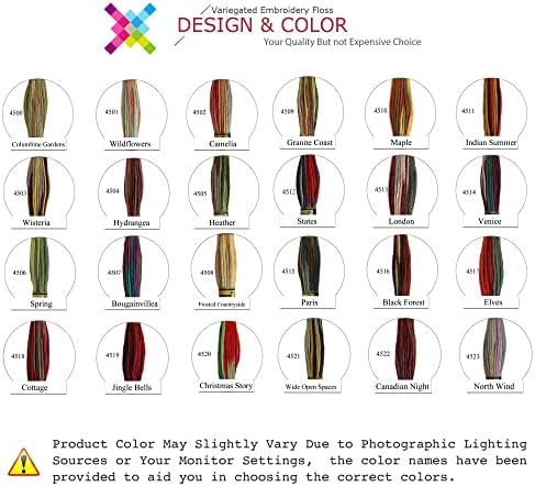 Magical Color Variações de cor de cor de cor de linha cruzada