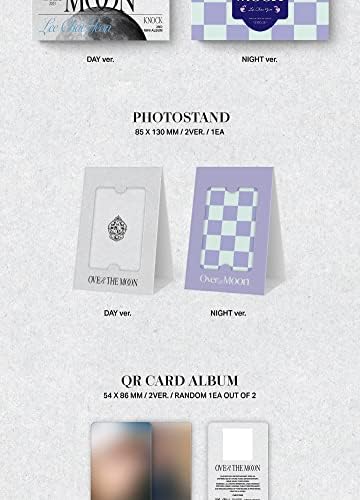 Lee Chaeyeon Over the Moon 2nd Mini Álbum Poca Versão Photostand+QR Card Album+PhotoCard+Sticker+Rastrear Chae Yeon)