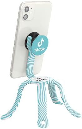 Popsockets: Montagem flexível de telefone e suporte, montagem de tripé, montagem universal de dispositivo - Tiktok Teal