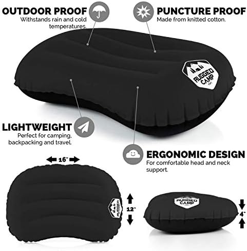 Almofado de acampamento - travesseiro inflável - travesseiros de acampamento - várias cores - travesseiro de mochila compressível,
