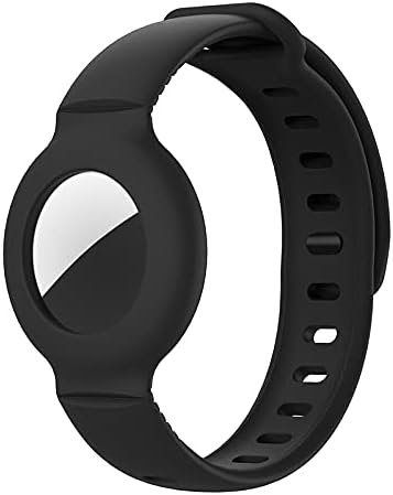 Poivy Silicone Watch Bands compatíveis com Apple Airtags, casos de proteção cobrem para o Localizador Anti-Perdido de Airtags, fácil