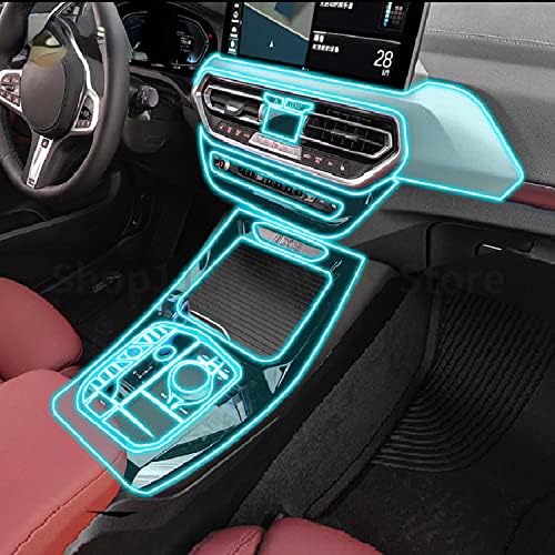 Console de interiores de carros ekomis console transparente TPU Proteção Acessórios de filmes de reparo anti-SCRATC