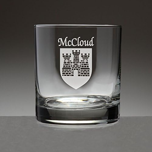 McCloud Irish Bat of Arms Tumbler Glasses - Conjunto de 4