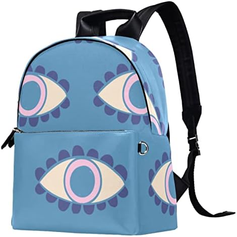 Mochila de viagem VBFOFBV, mochila laptop para homens, mochila de moda, japonês simples olhos rosa azul