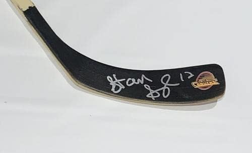 Stan Smyl assinado Koho Hockey Stick Stick Vancouver Canucks Prova - Sticks NHL autografados