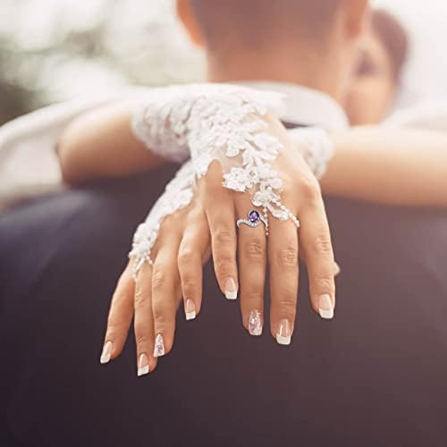 Noivado Round Cut Zircões Mulheres anéis de casamento anéis de jóias para mulher full diaml damies anel de anéis selvagens