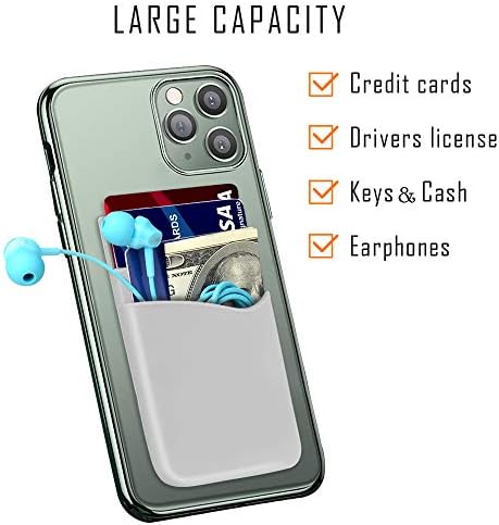 Shanshui Slicone Adhesive Card Titular e carteira magnética para MagSafe Card Titular