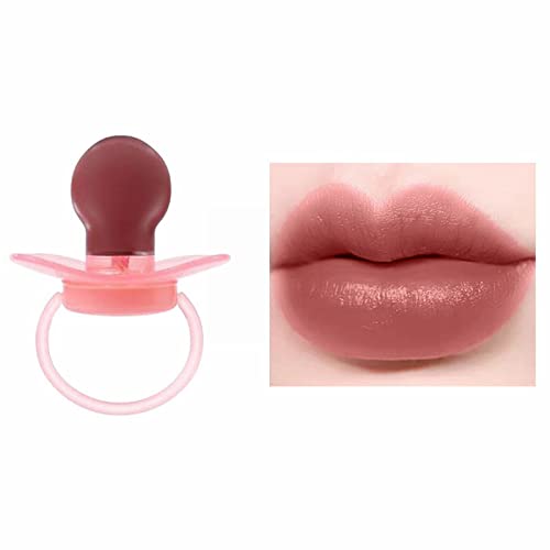 Xiahium Peach Lip Gloss coreano Dudu Milk Lip Light Light Light Light e Makeup During Color não desaparecem adolescentes para meninas