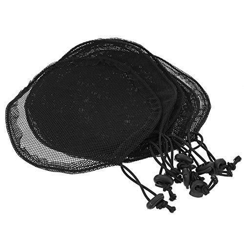 Chapéus femininos 8pcs peruca líquida de malha respirável tecelagem de cabelo elástico elástico gorjear perucas pretas