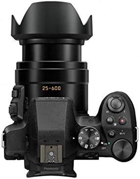Câmera digital Panasonic Lumix DMC-FZ300, 12,1 megapixels, sensor de 1/2,3 polegadas, vídeo em 4K, pacote de corpo à prova de splash/poeira,