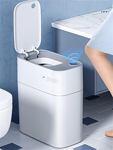 N/A Lixo automático do sensor de ensacamento, lixo inteligente de cozinha em casa 14L pode estreitar o lixo do banheiro