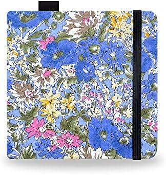 Caderno de desenho aquarela, notebook de pano quadrado portátil de 5x5 polegadas, 20 folhas de papel texturizada