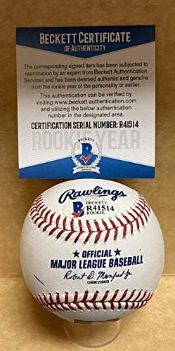 Peter Bourjos Angels/Cardinals assinados autografados M.L. Baseball Beckett R41514