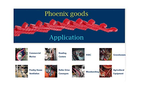 Phoenix Goods/Cinturão Link ajustável V-Belt-1/2 polegadas x 5 pés A/4L Tipo A Cinturão