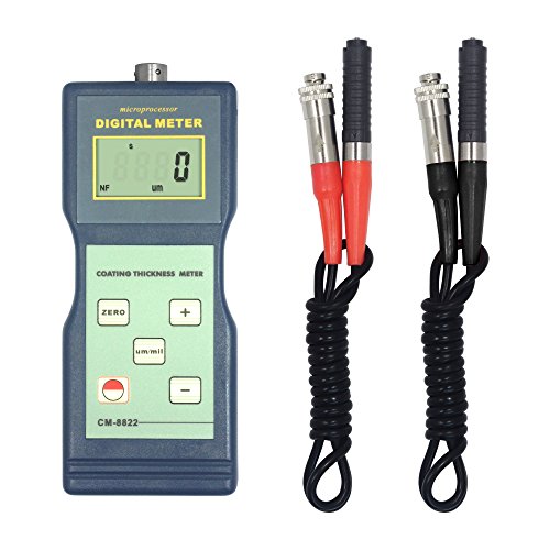 CM-8822 Indução magnética Corrente de redemoinho F NF Medidor de espessura do revestimento de sonda NF Medidor 0 ~ 1000um